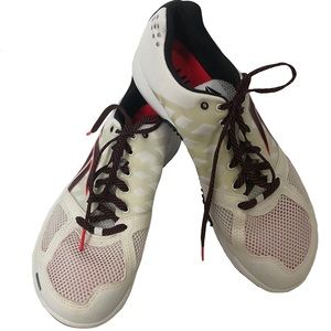 Reebok Commit CrossFit White Black Red Lace Up Cross Low Profile Shoes Size 11.